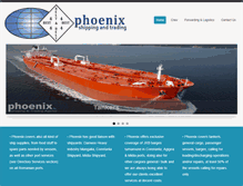 Tablet Screenshot of phoenix-shipping.ro
